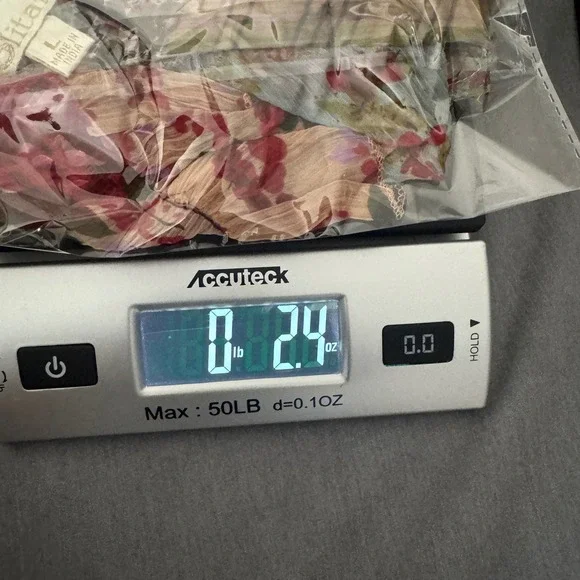 Solitaire Shirt Women L Colorful Floral Beaded Boho Indie Fairy Semi Sheer - Picture 10 of 10